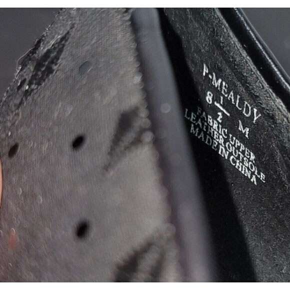 Steve Madden Leather and Cloth Embellished Heels - Size 8.5 - Picture 5 of 13